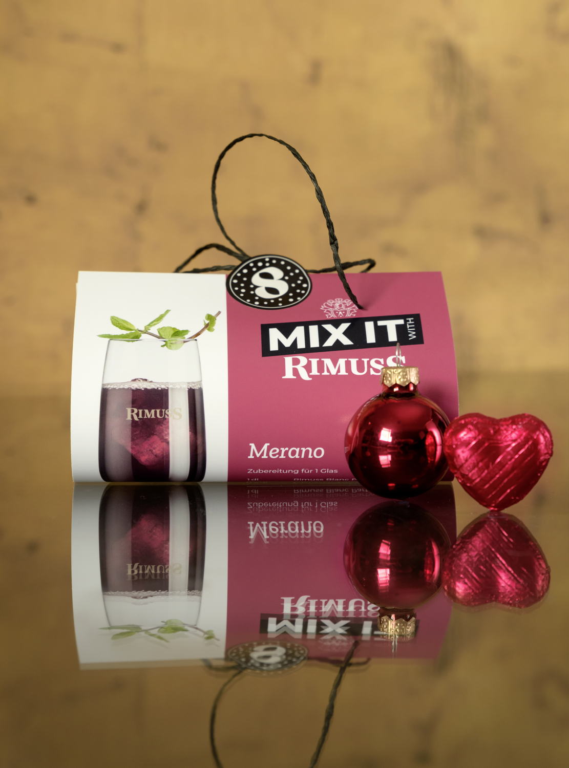 Mocktail Rezept "Merano" zum Ausdrucken für den Rimuss Apero Adventskalender